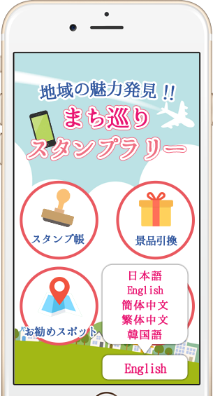 多言語対応ボタン
