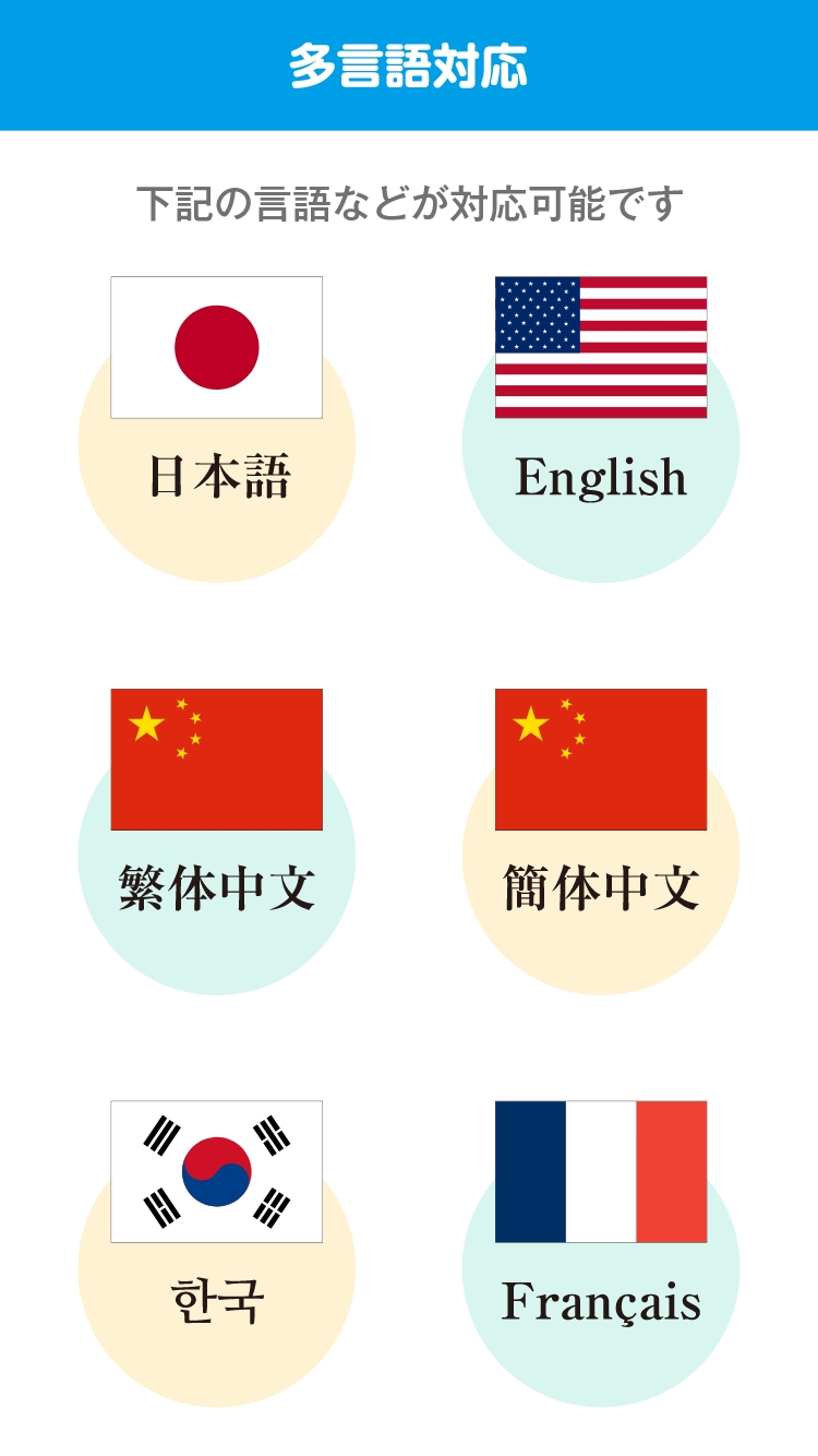 多言語対応