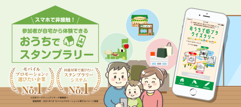 観光地・商業施設のPRはもちろん来訪の動機づけも！参加者が⾃宅から体験できる「おうちでスタンプラリー」サービス開始