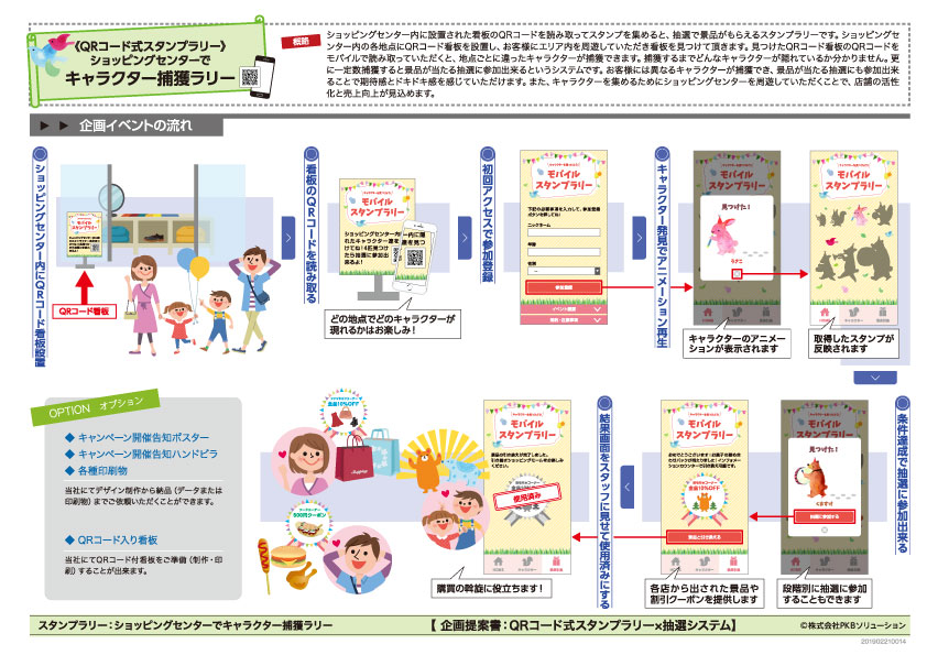 ショッピングセンターキャラクター捕獲イベント企画書