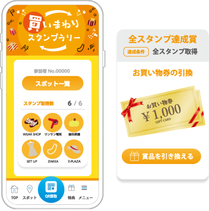 買いまわりスタンプラリー