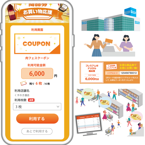 お買い物応援プレミアム商品券